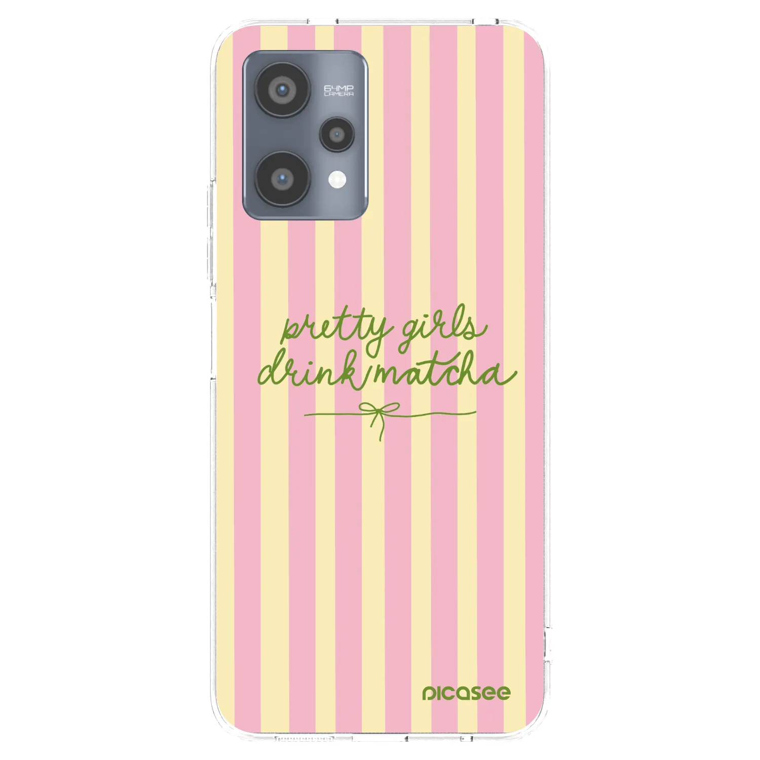 Picasee διαφανής θήκη σιλικόνης Realme 9 Pro 5G - Pretty matcha