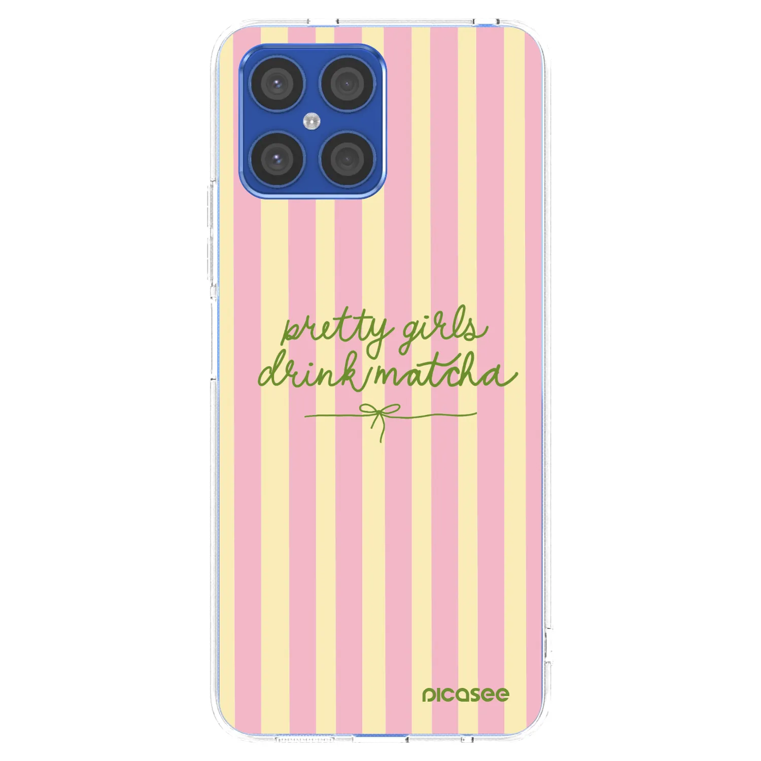 Picasee διαφανής θήκη σιλικόνης Honor X8 4G - Pretty matcha