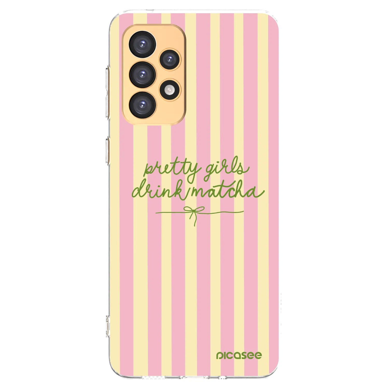 Picasee διαφανής θήκη σιλικόνης Samsung Galaxy A33 5G A336 - Pretty matcha