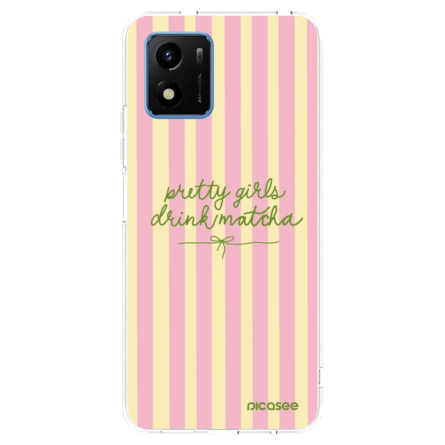 Picasee διαφανής θήκη σιλικόνης Vivo Y01 - Pretty matcha