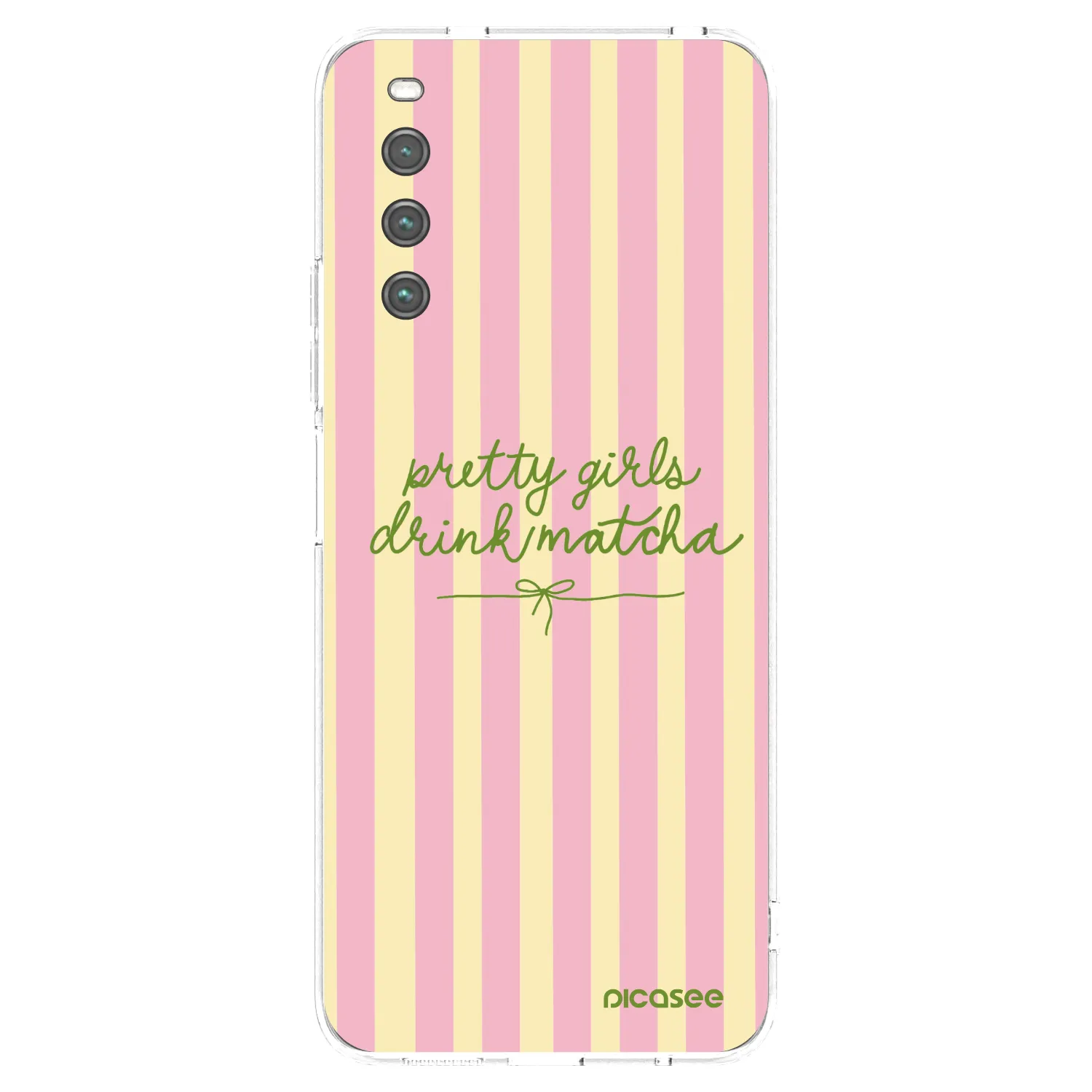 Picasee διαφανής θήκη σιλικόνης Sony Xperia 10 IV 5G - Pretty matcha