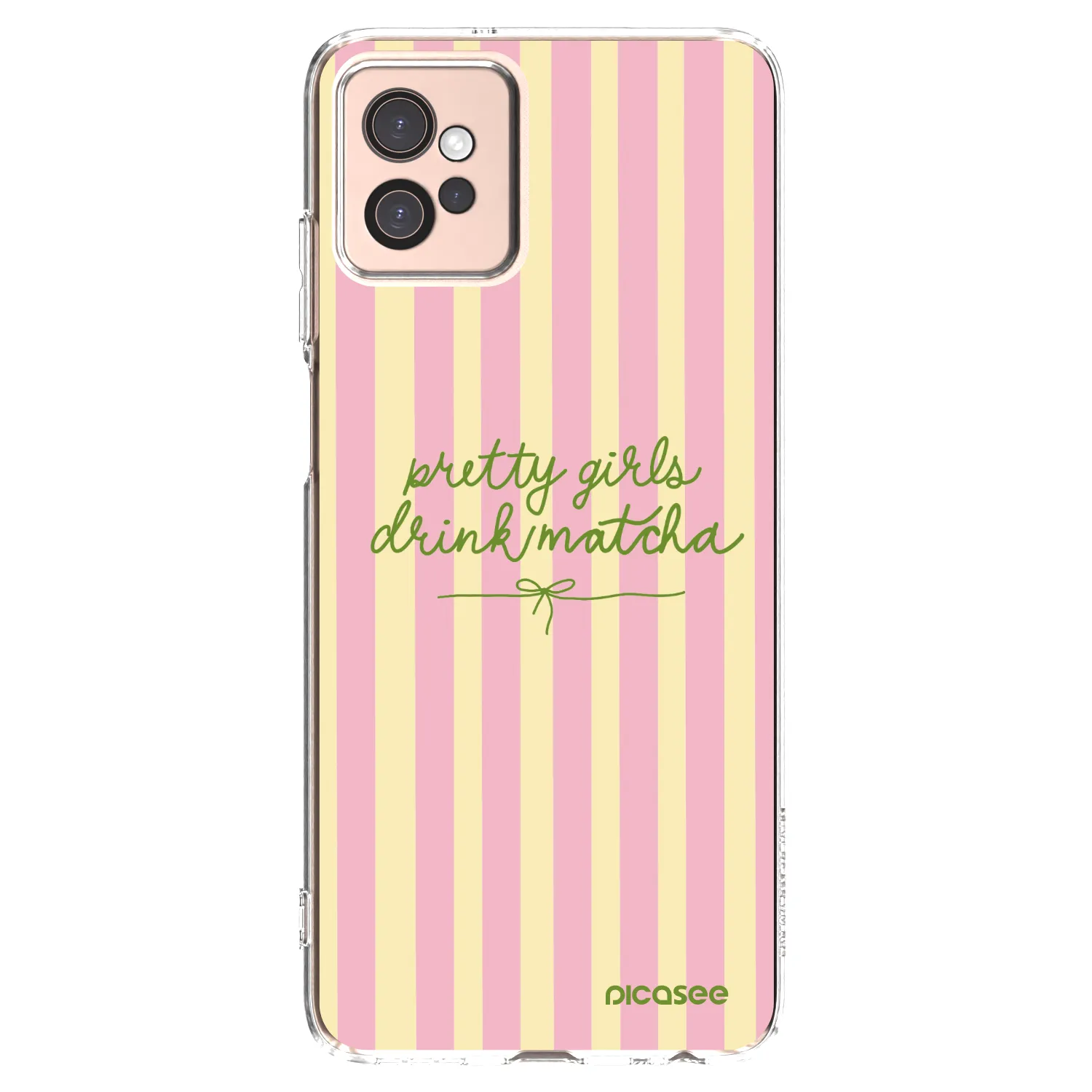 Picasee διαφανής θήκη σιλικόνης Motorola Moto G32 - Pretty matcha