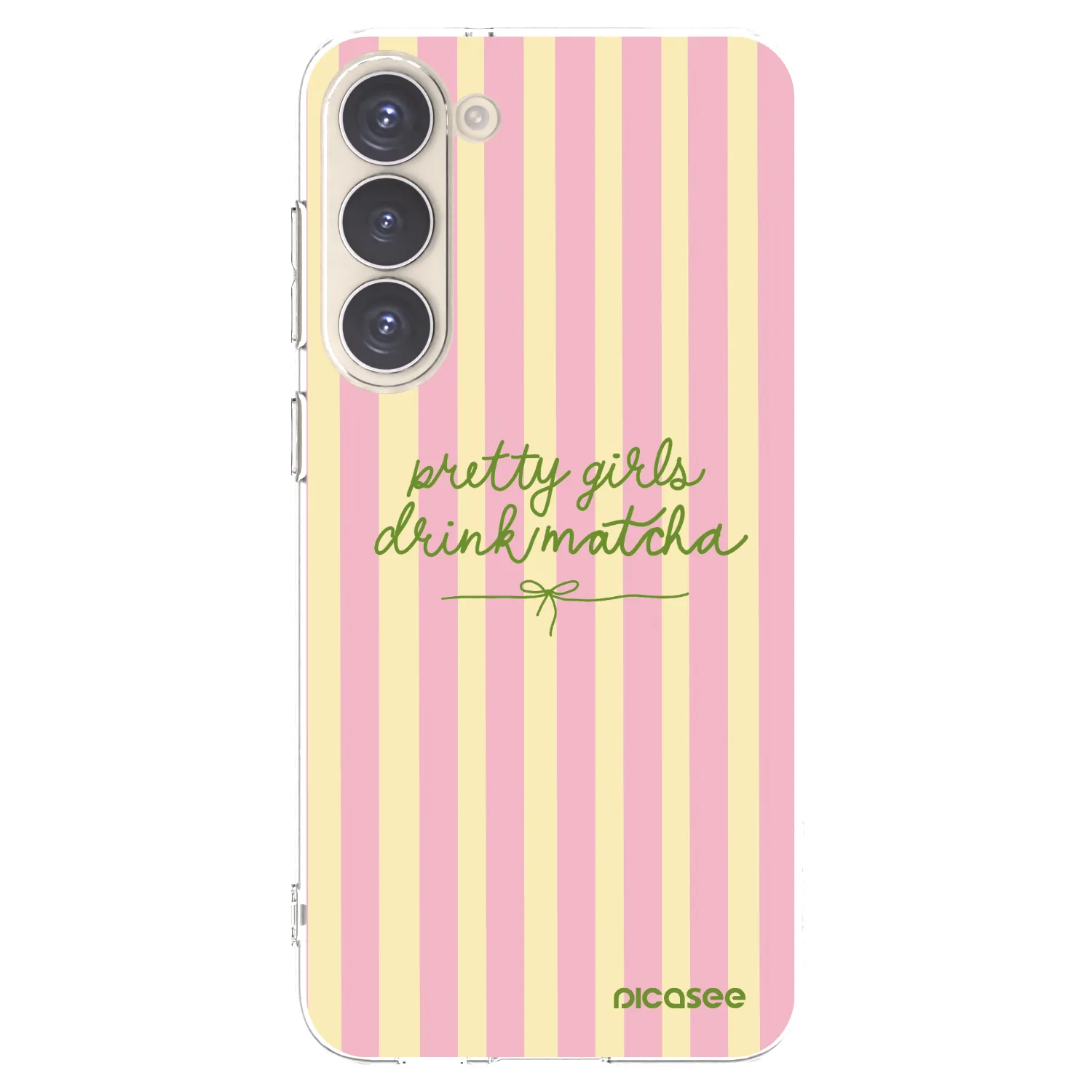 Picasee διαφανής θήκη σιλικόνης Samsung Galaxy S23+ 5G - Pretty matcha
