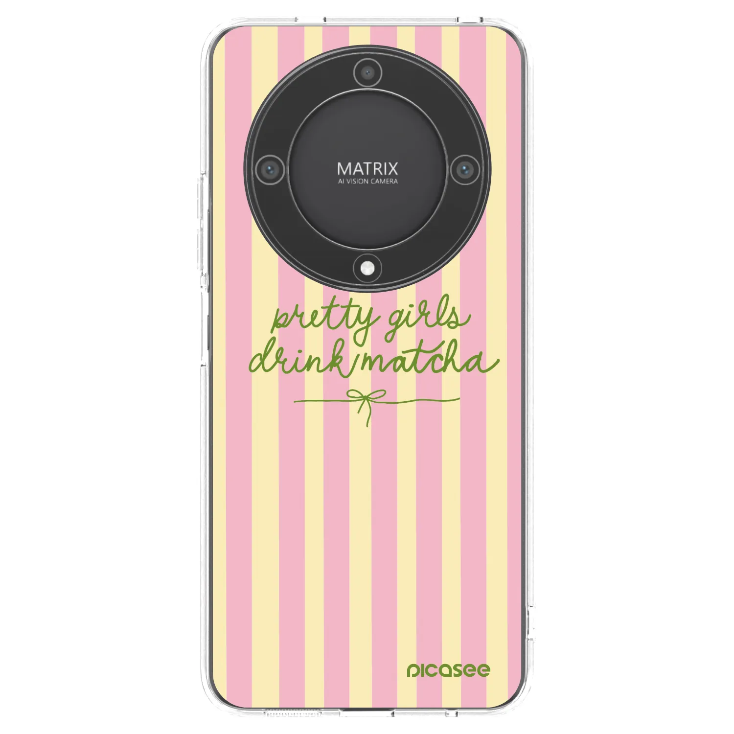 Picasee διαφανής θήκη σιλικόνης Honor Magic5 Lite 5G - Pretty matcha