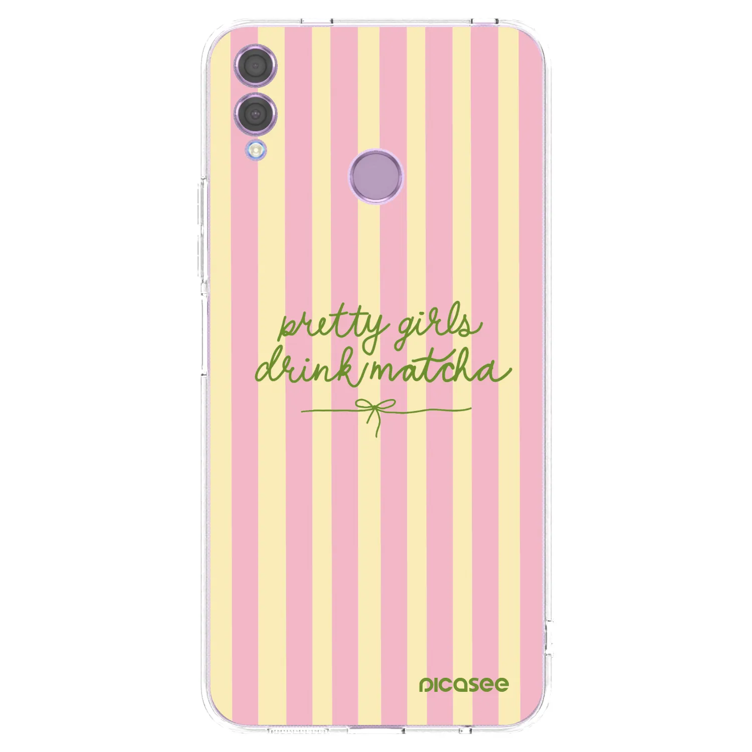 Picasee διαφανής θήκη σιλικόνης Honor 8X - Pretty matcha