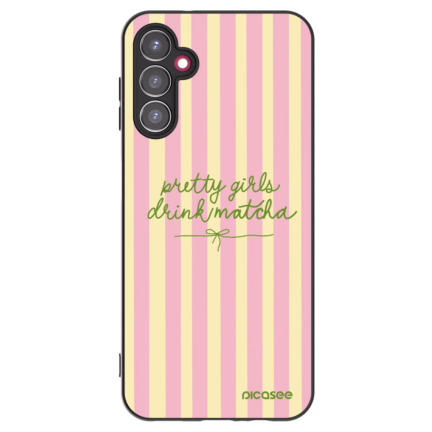 Picasee Μαύρη θήκη σιλικόνης για Samsung Galaxy A14 4G A145R - Pretty matcha