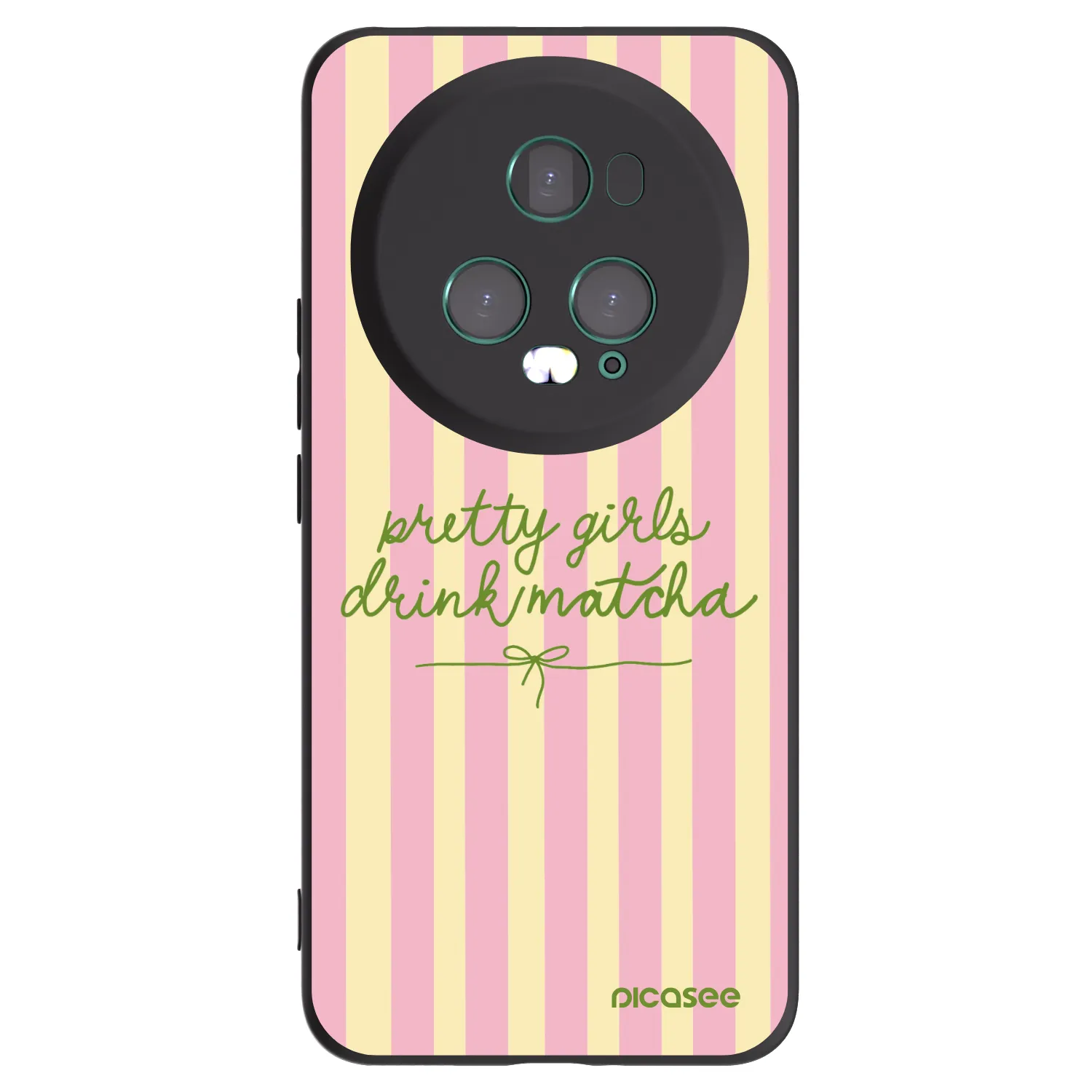 Picasee Μαύρη θήκη σιλικόνης για Honor Magic5 Pro - Pretty matcha