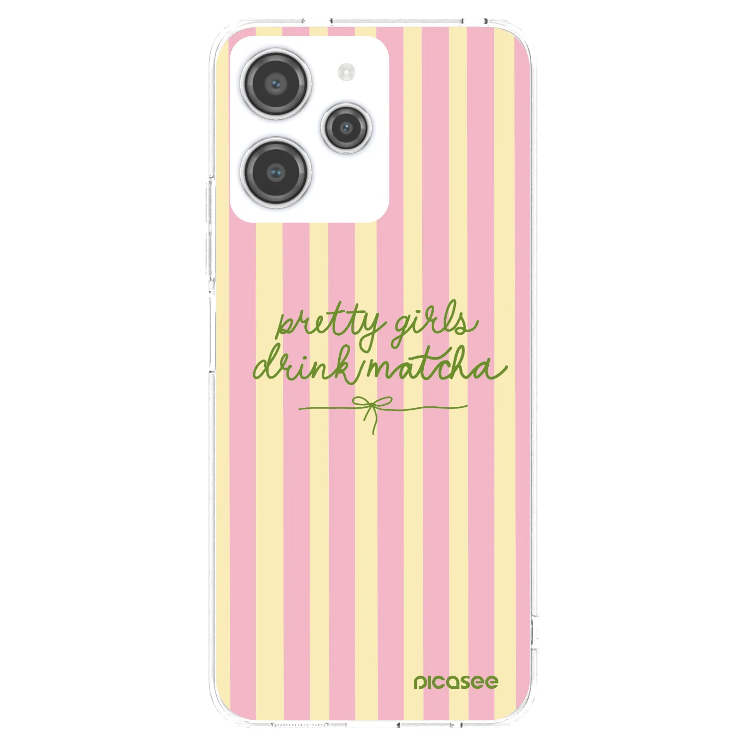 Picasee διαφανής θήκη σιλικόνης Xiaomi Redmi 12 4G - Pretty matcha