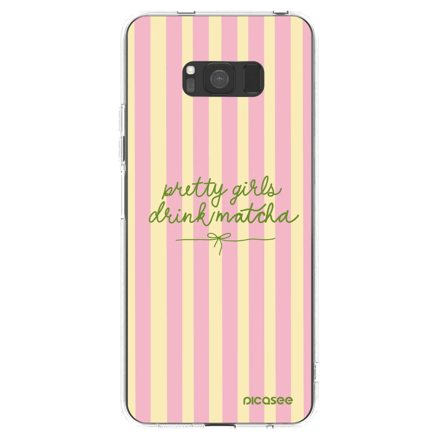 Picasee διαφανής θήκη σιλικόνης Samsung Galaxy S8 G950F - Pretty matcha