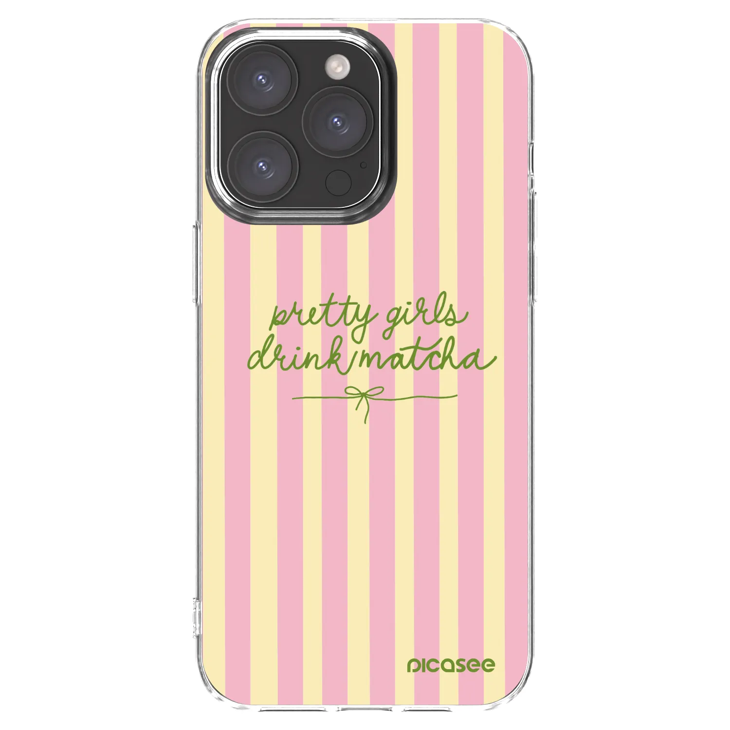 Picasee διαφανής θήκη σιλικόνης Apple iPhone 15 Pro Max - Pretty matcha