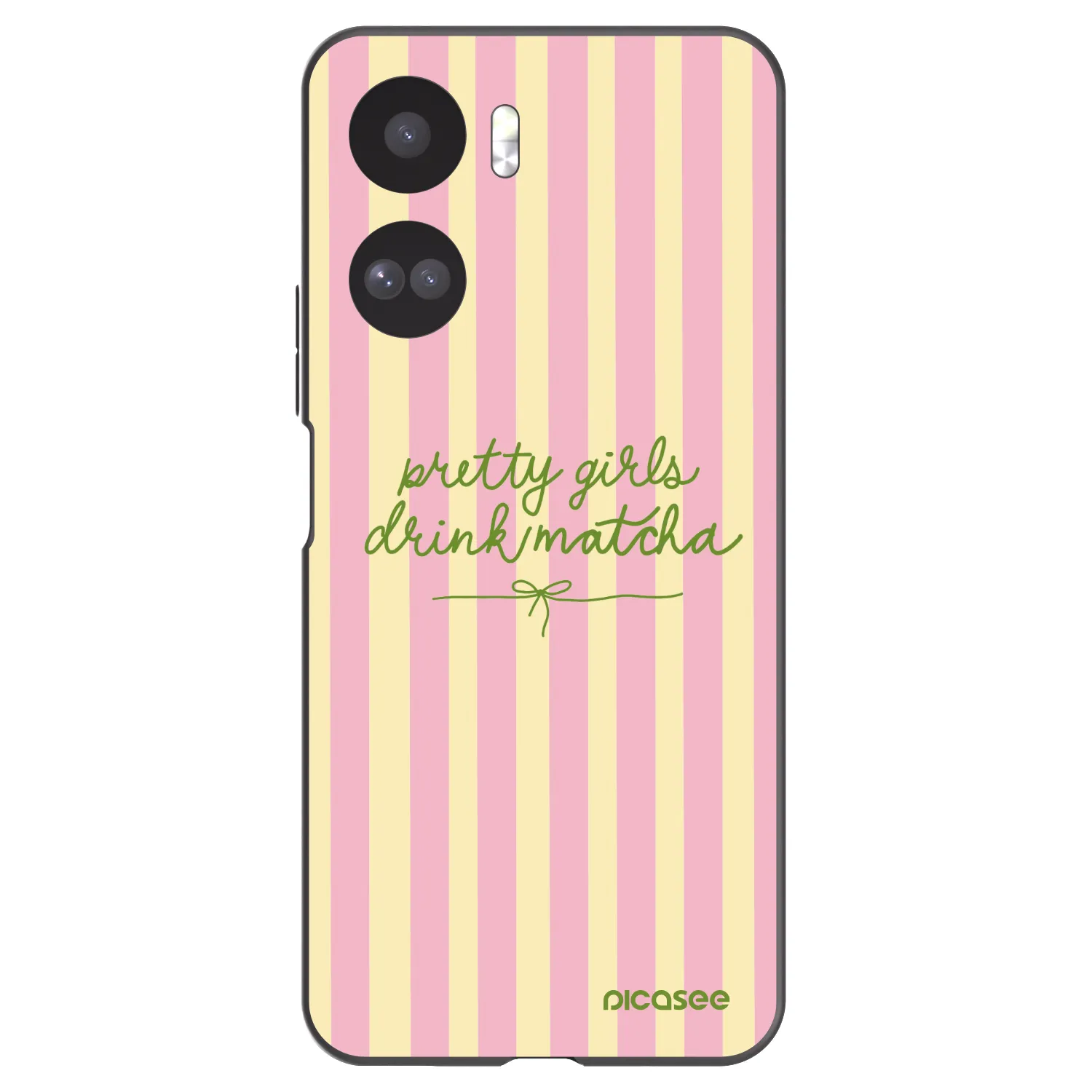Picasee Μαύρη θήκη σιλικόνης για Honor 90 Lite 5G - Pretty matcha