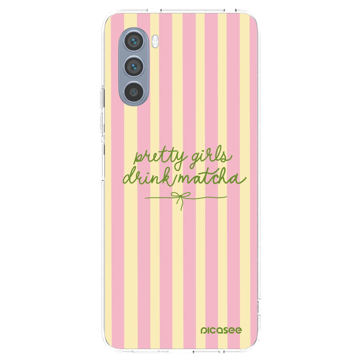 Picasee διαφανής θήκη σιλικόνης Motorola Moto G62 - Pretty matcha
