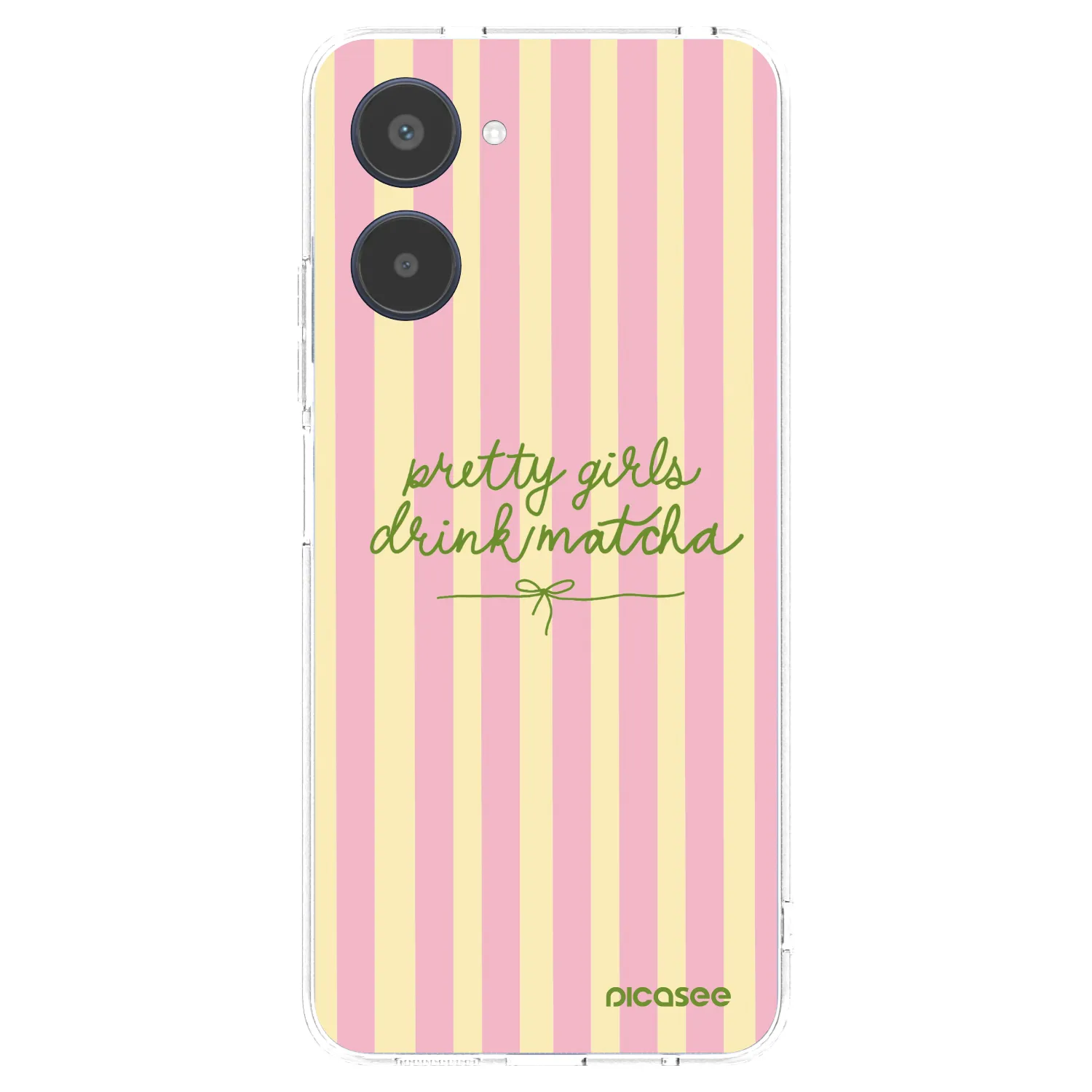 Picasee διαφανής θήκη σιλικόνης Realme 10 4G - Pretty matcha