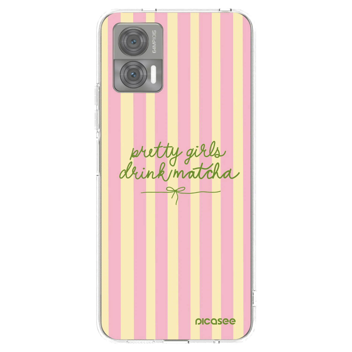 Picasee διαφανής θήκη σιλικόνης Motorola Edge 30 Neo - Pretty matcha