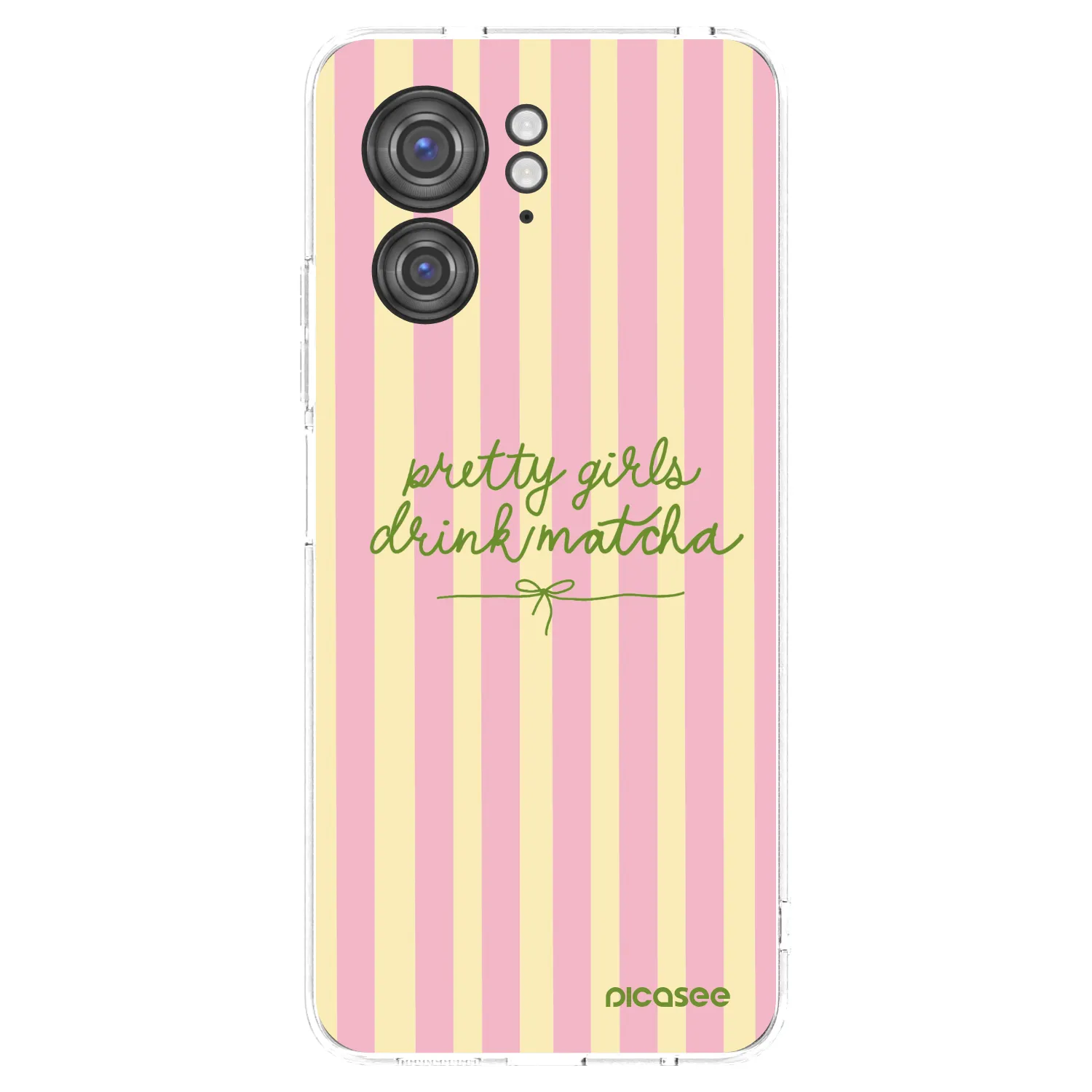 Picasee διαφανής θήκη σιλικόνης Motorola Edge 40 - Pretty matcha