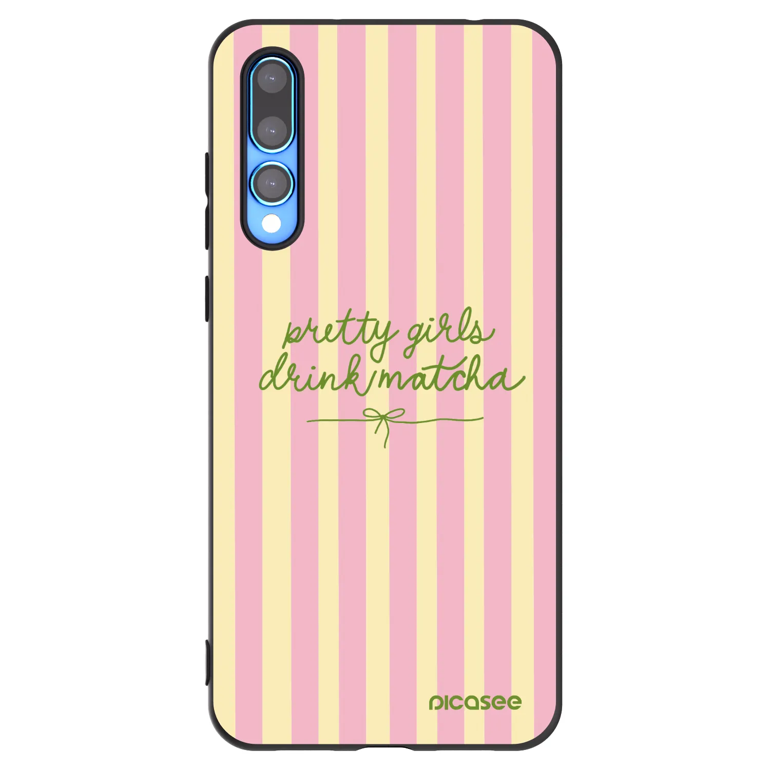 Picasee Μαύρη θήκη σιλικόνης για Huawei P20 Pro - Pretty matcha