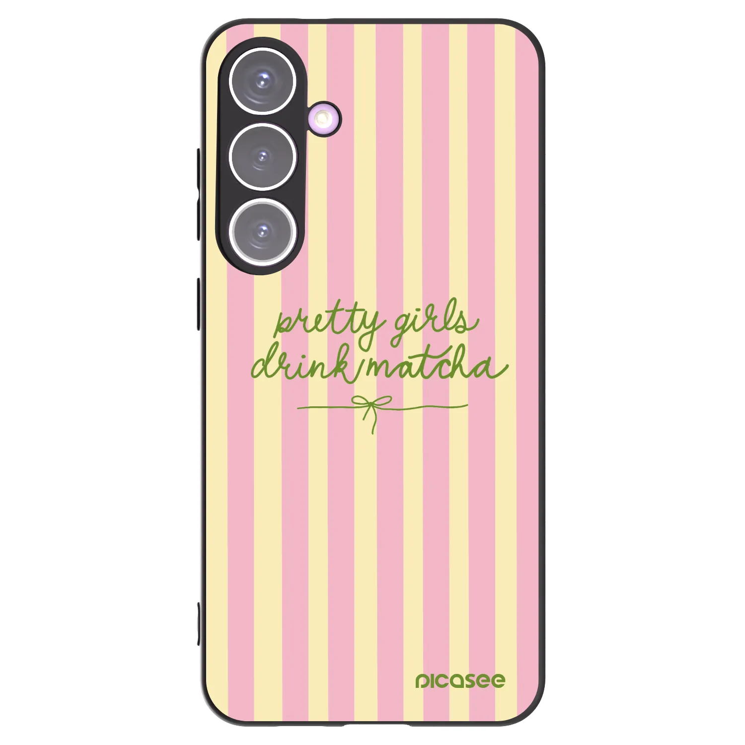Picasee Μαύρη θήκη σιλικόνης για Samsung Galaxy S24+ S926B 5G - Pretty matcha
