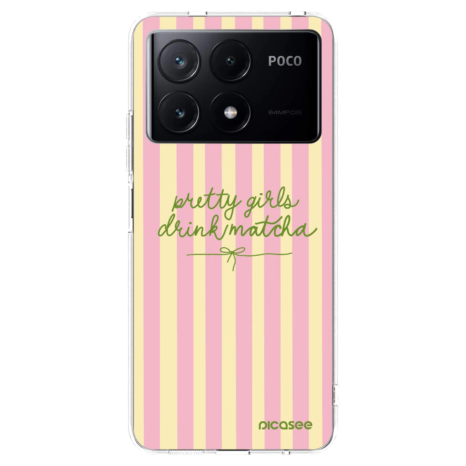 Picasee διαφανής θήκη σιλικόνης Xiaomi Poco X6 Pro - Pretty matcha