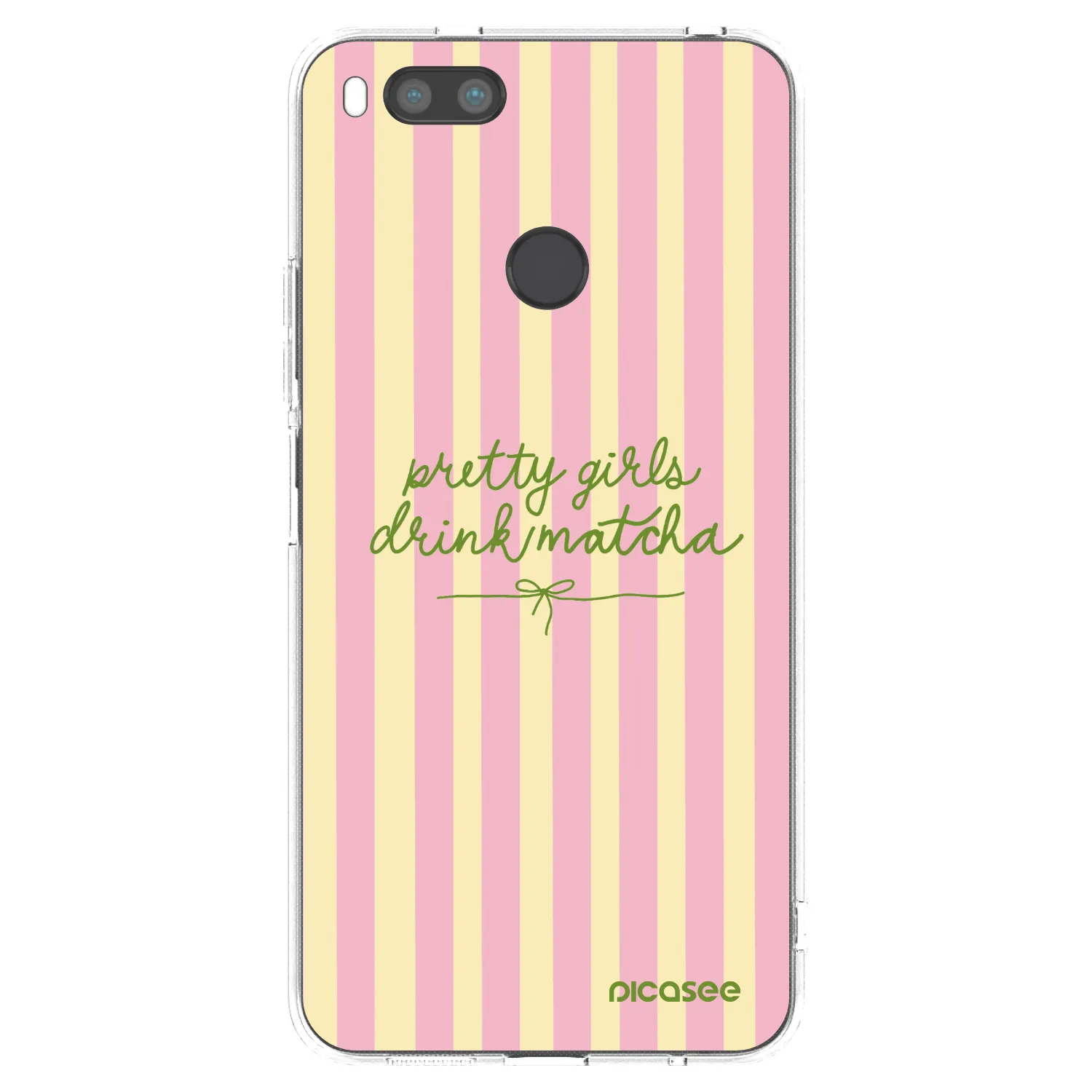 Picasee διαφανής θήκη σιλικόνης Xiaomi Mi A1 Global - Pretty matcha