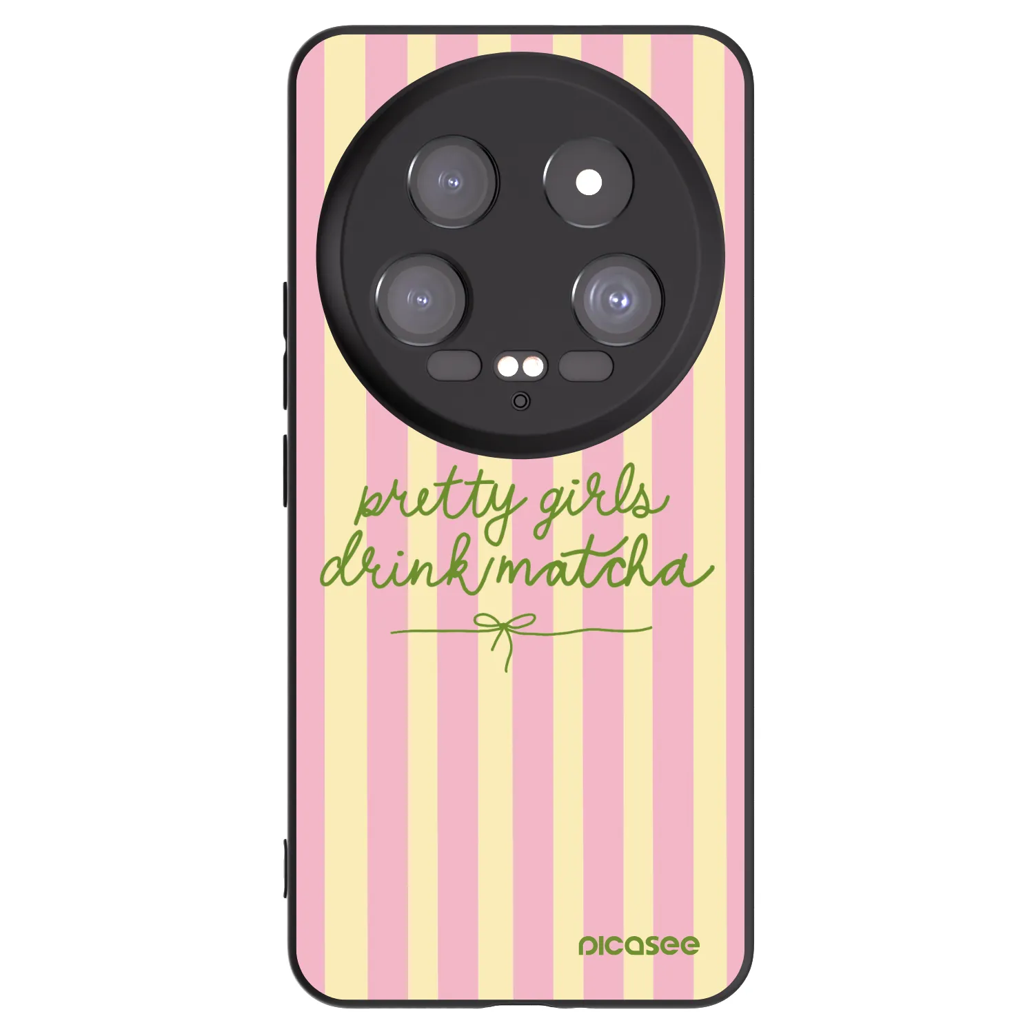 Picasee Μαύρη θήκη σιλικόνης για Xiaomi 14 Ultra - Pretty matcha