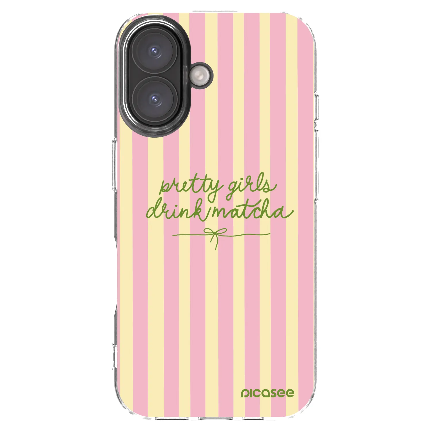 Picasee διαφανής θήκη σιλικόνης Apple iPhone 16 - Pretty matcha
