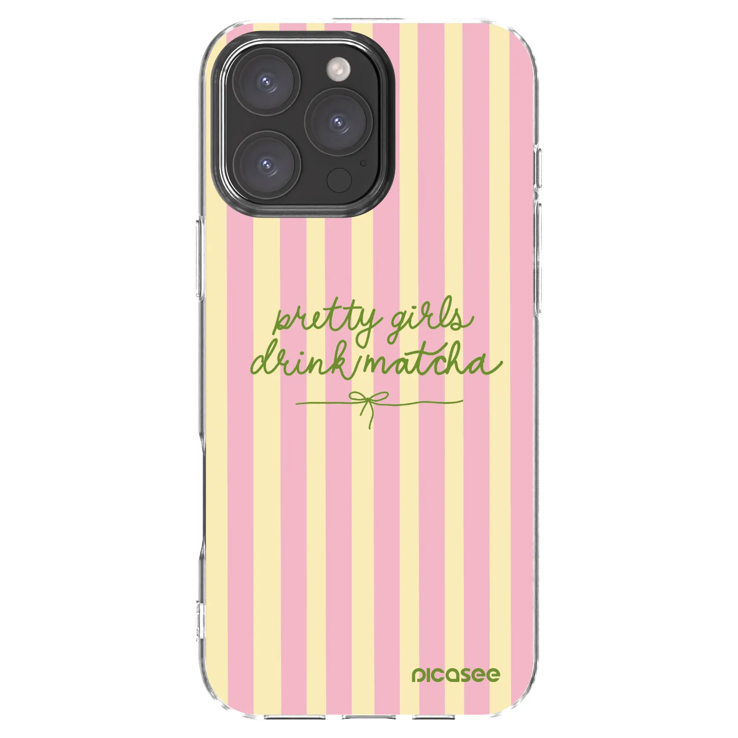 Picasee διαφανής θήκη σιλικόνης Apple iPhone 16 Pro Max - Pretty matcha