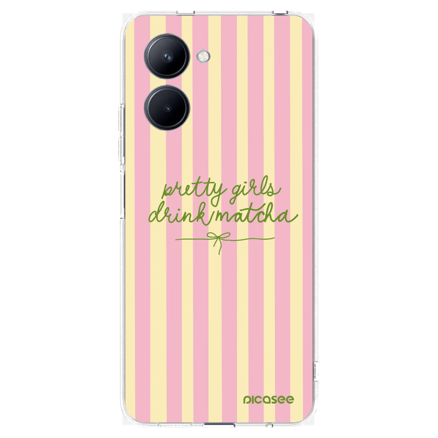 Picasee διαφανής θήκη σιλικόνης Realme C33 (2023) - Pretty matcha