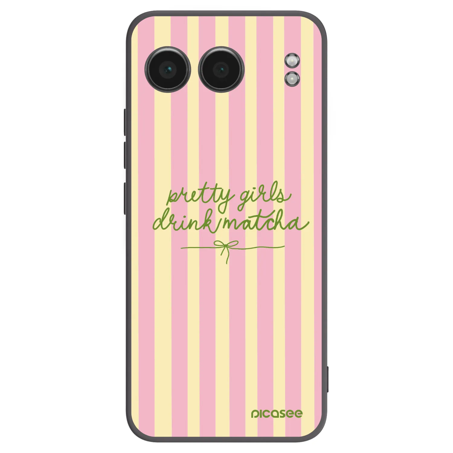 Picasee Μαύρη θήκη σιλικόνης για OnePlus Nord 4 - Pretty matcha