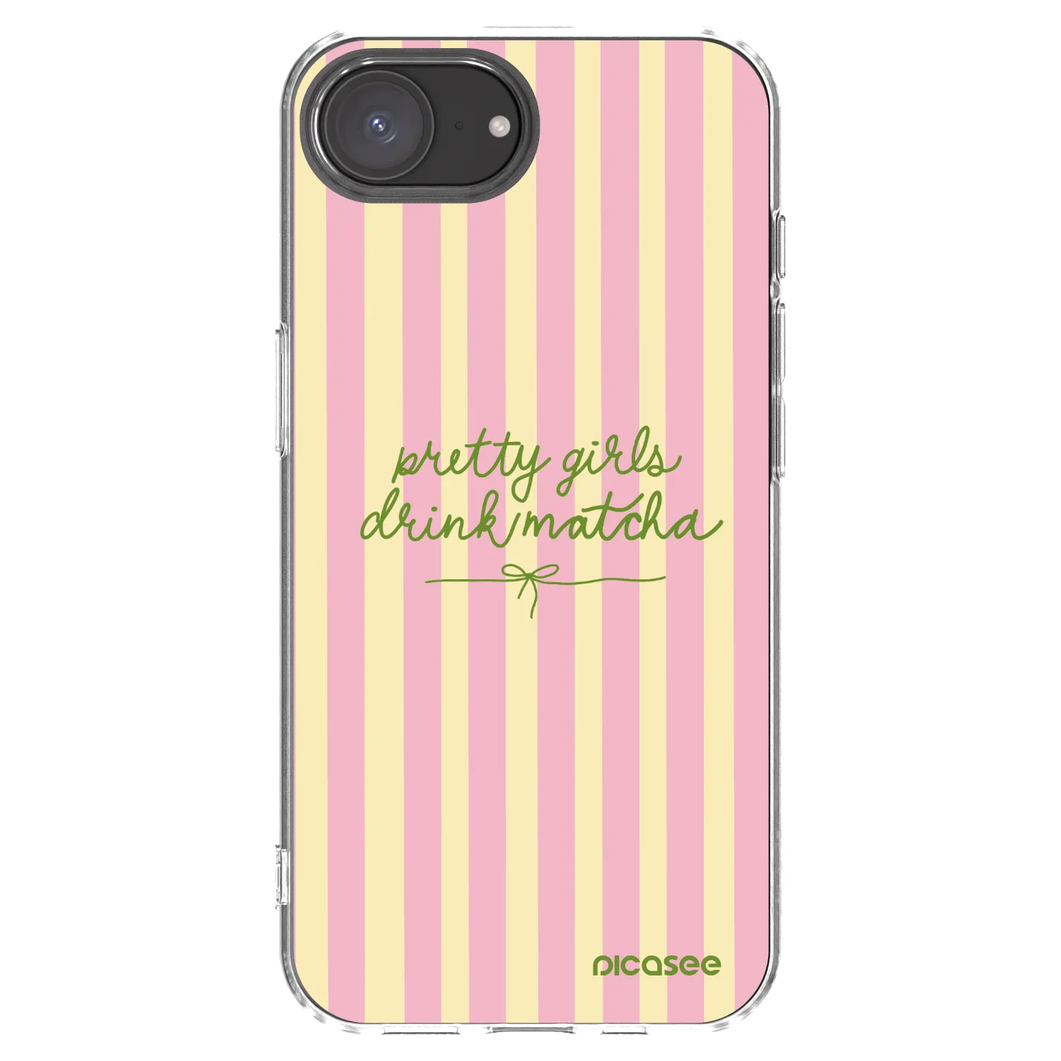 Picasee διαφανής θήκη σιλικόνης Apple iPhone 16e - Pretty matcha