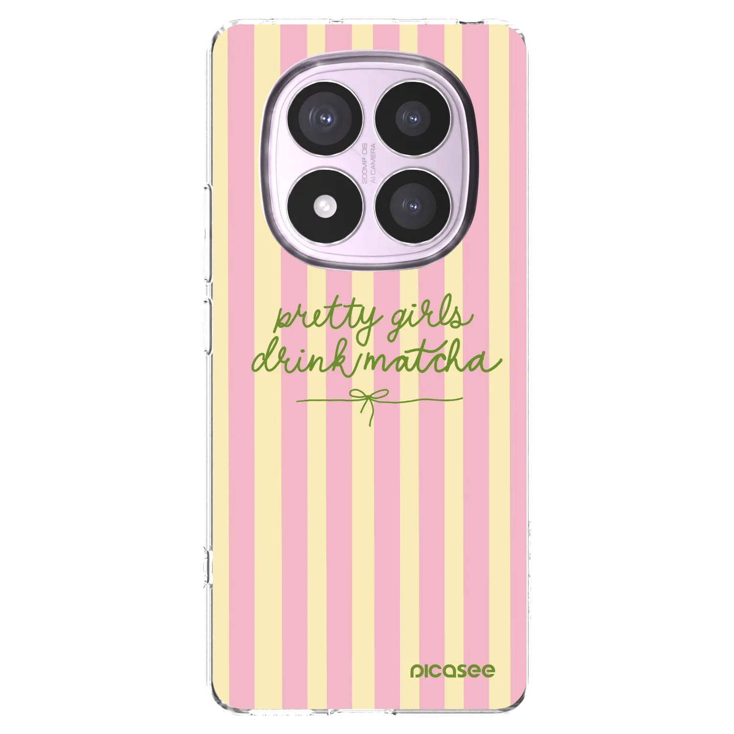 Picasee διαφανής θήκη σιλικόνης Xiaomi Redmi Note 14 Pro 5G - Pretty matcha