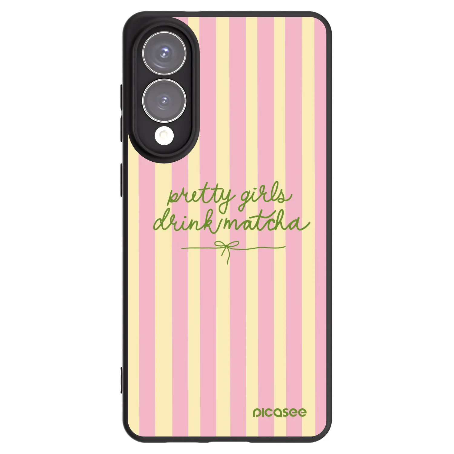 Picasee Μαύρη θήκη σιλικόνης για Samsung Galaxy S25 Edge 5G - Pretty matcha