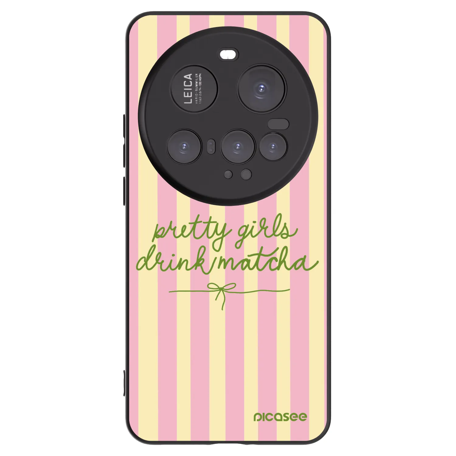 Picasee Μαύρη θήκη σιλικόνης για Xiaomi 15 Ultra - Pretty matcha
