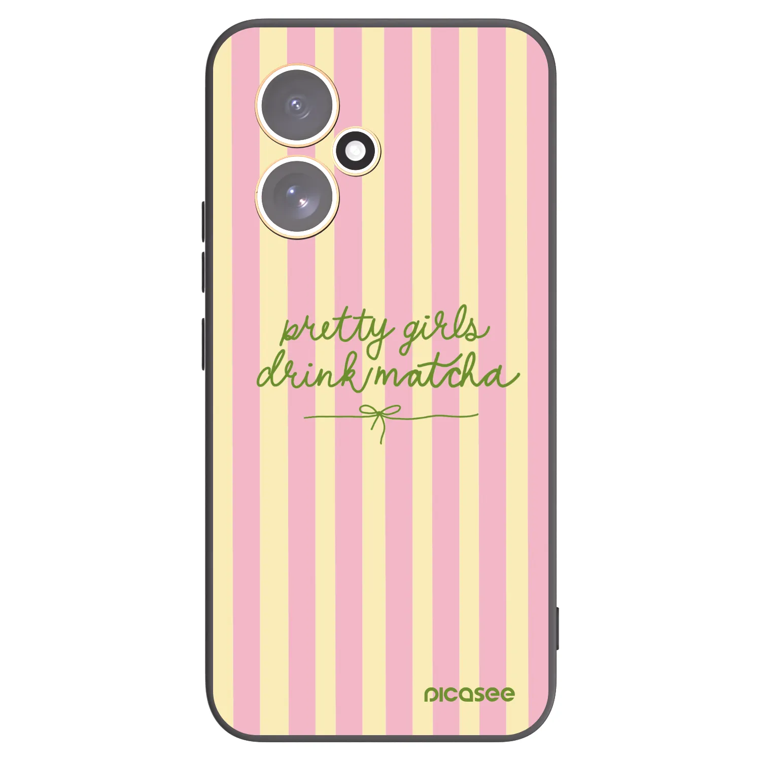 Picasee Μαύρη θήκη σιλικόνης για Honor 400 5G - Pretty matcha