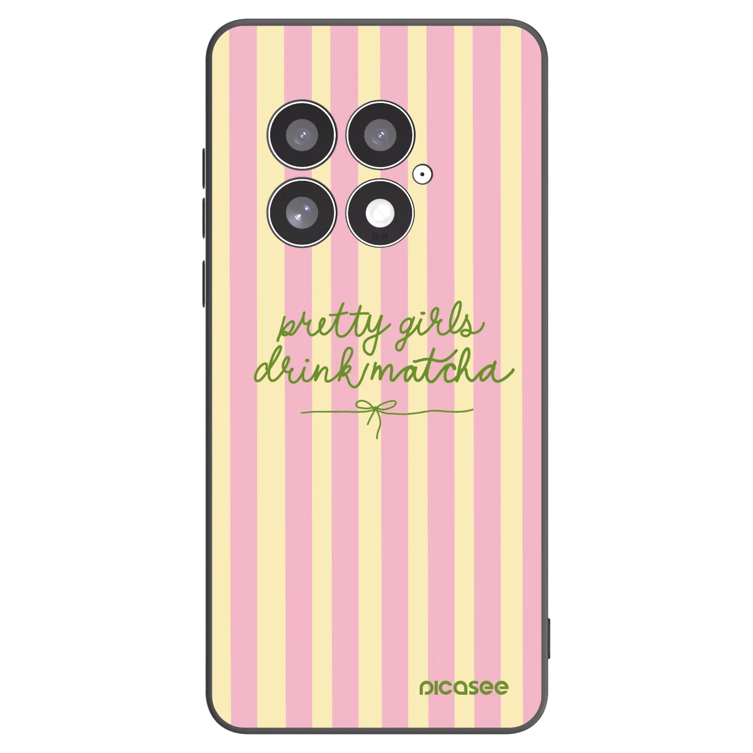 Picasee Μαύρη θήκη σιλικόνης για OnePlus 13 5G - Pretty matcha