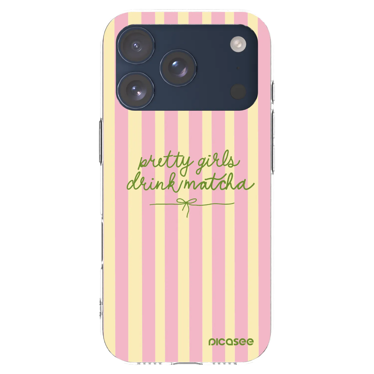 Picasee διαφανής θήκη σιλικόνης Apple iPhone 17 Pro - Pretty matcha