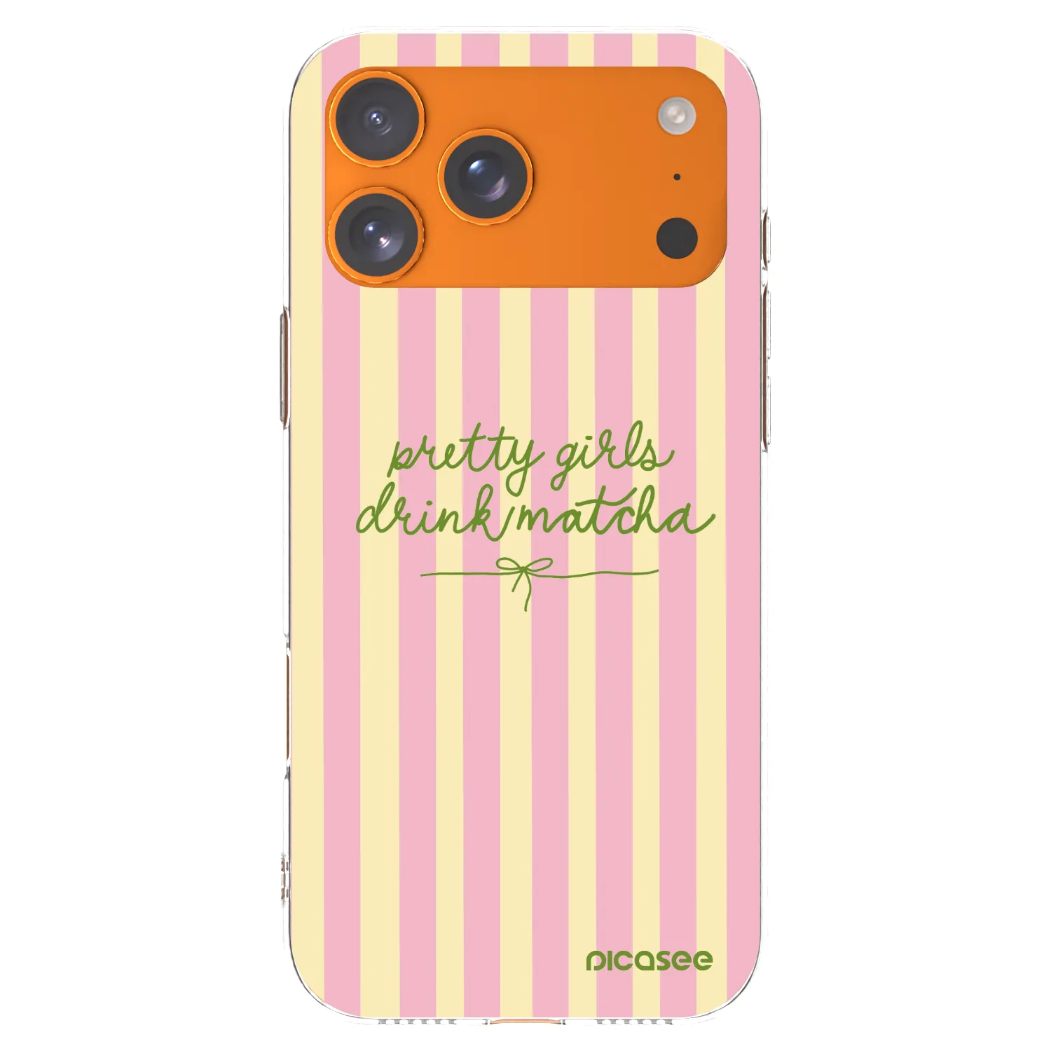 Picasee διαφανής θήκη σιλικόνης Apple iPhone 17 Pro Max - Pretty matcha