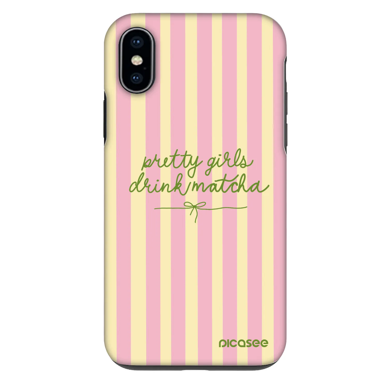 Picasee Fashion Case για Apple iPhone X/XS - Pretty matcha