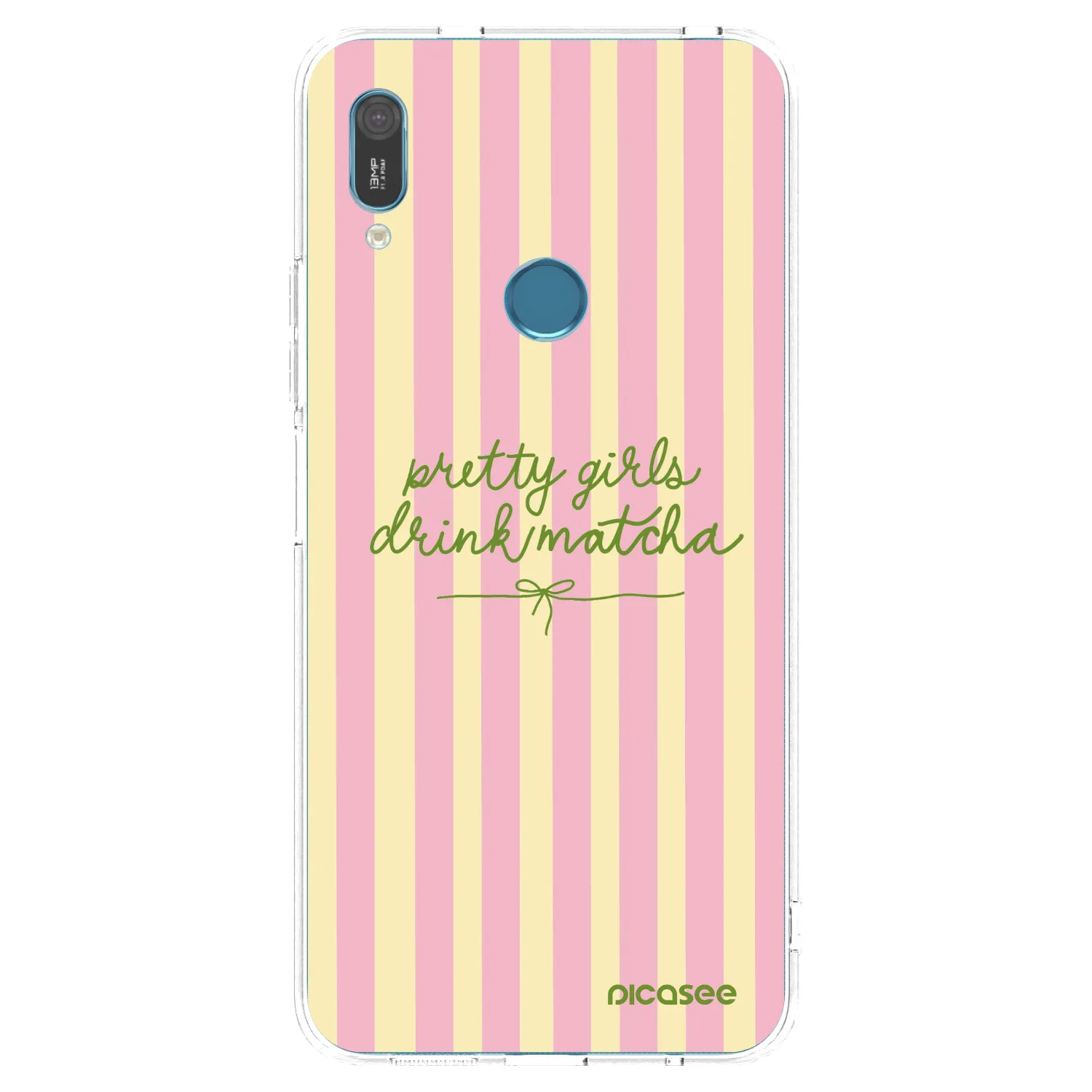 Picasee διαφανής θήκη σιλικόνης Huawei Y6 2019 - Pretty matcha