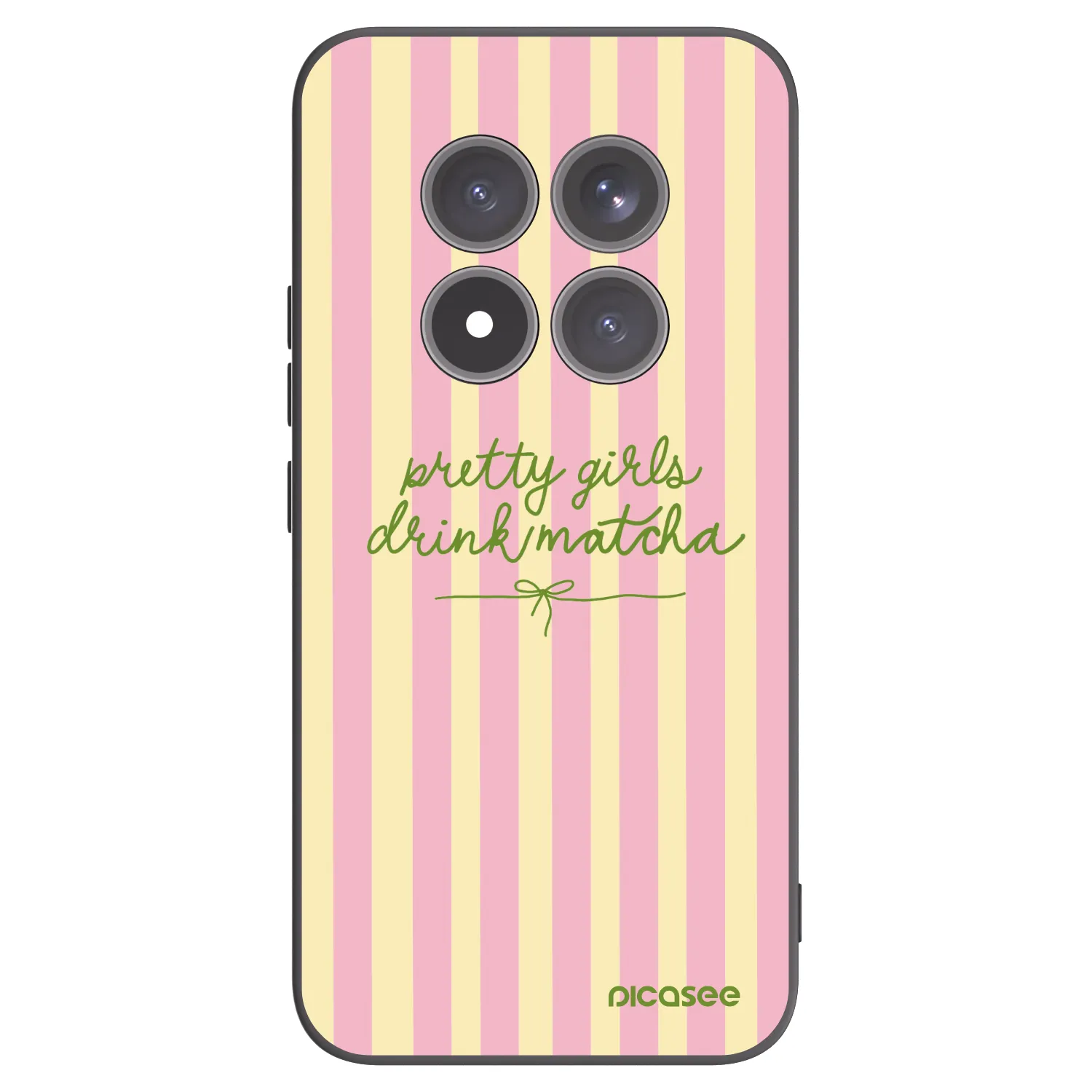 Picasee Μαύρη θήκη σιλικόνης για Xiaomi Redmi Note 15 Pro+ - Pretty matcha