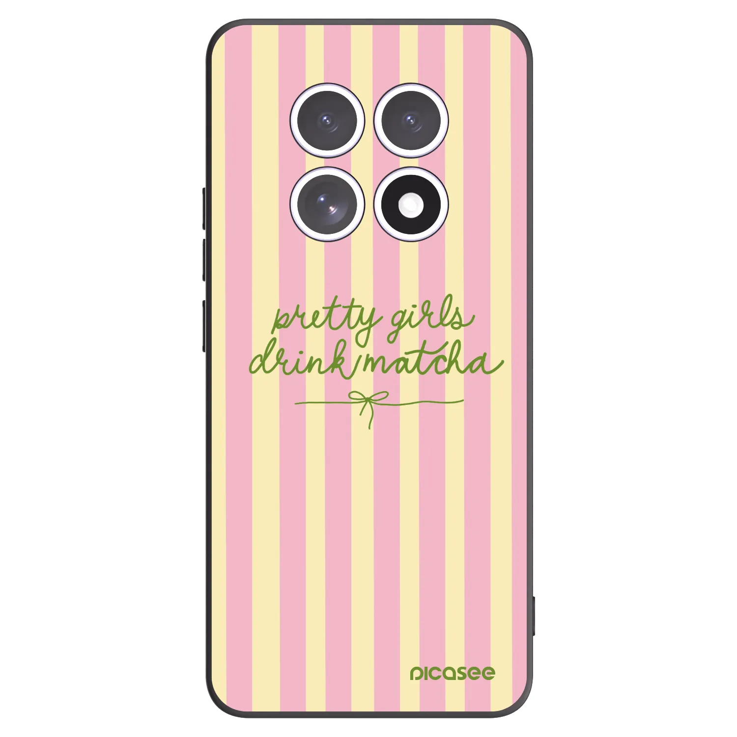 Picasee Μαύρη θήκη σιλικόνης για Xiaomi Redmi Note 15 5G - Pretty matcha
