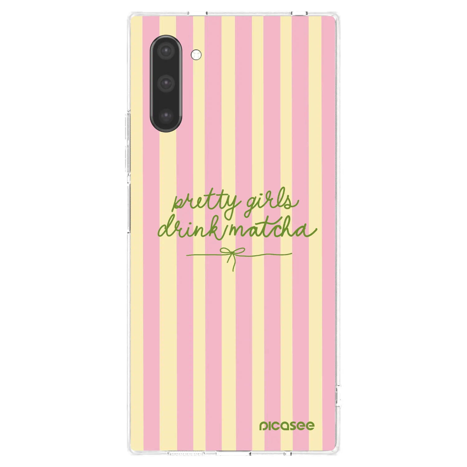 Picasee διαφανής θήκη σιλικόνης Samsung Galaxy Note 10 N970F - Pretty matcha