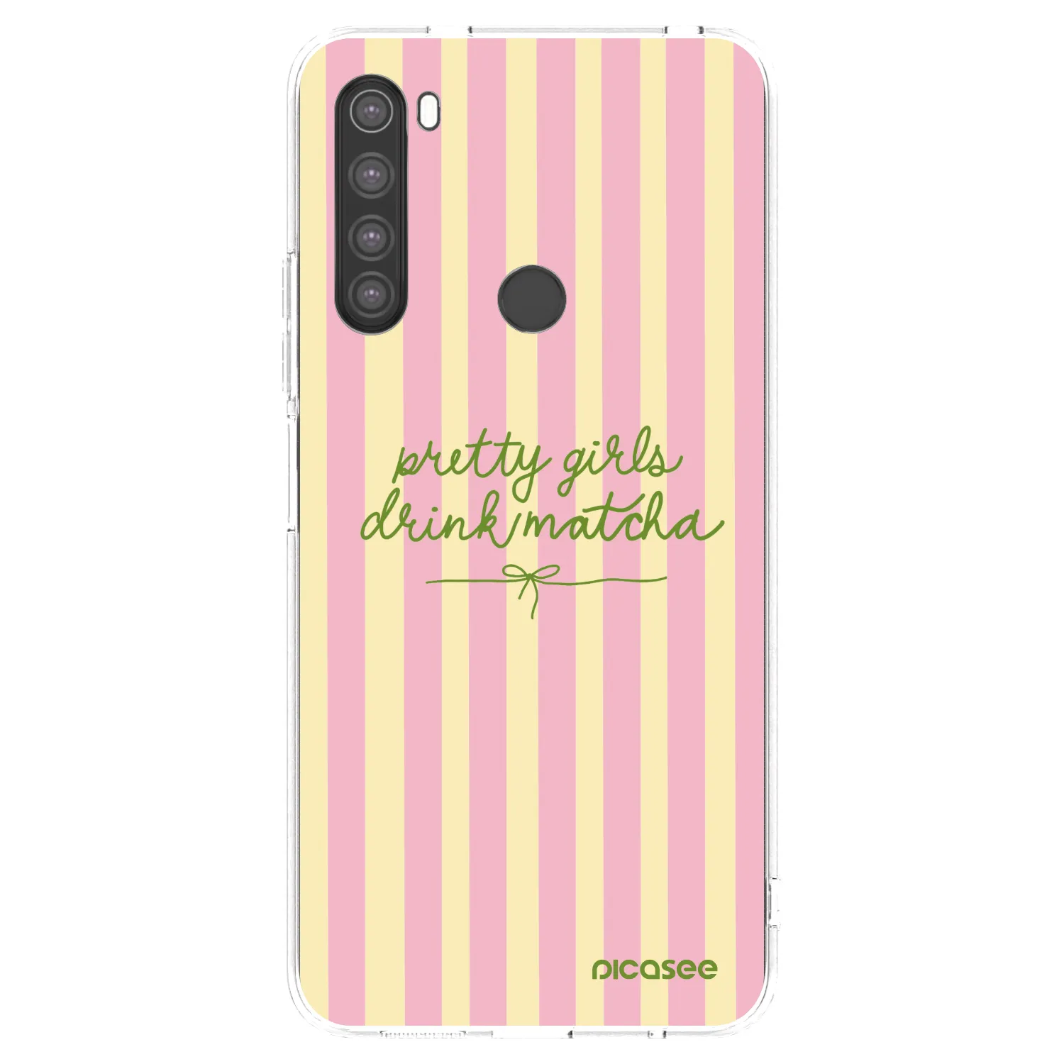 Picasee διαφανής θήκη σιλικόνης Xiaomi Redmi Note 8 - Pretty matcha