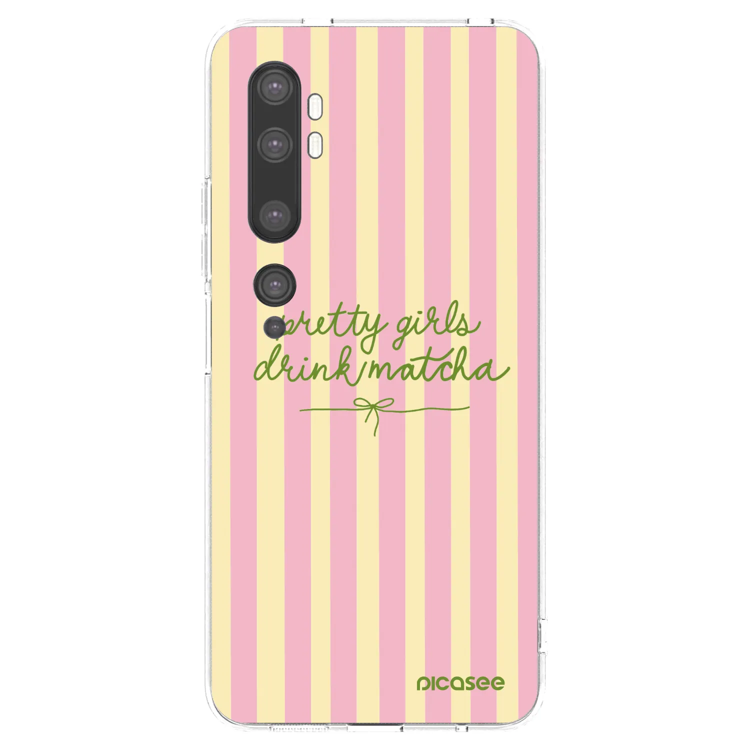 Picasee διαφανής θήκη σιλικόνης Xiaomi Mi Note 10 (Pro) - Pretty matcha
