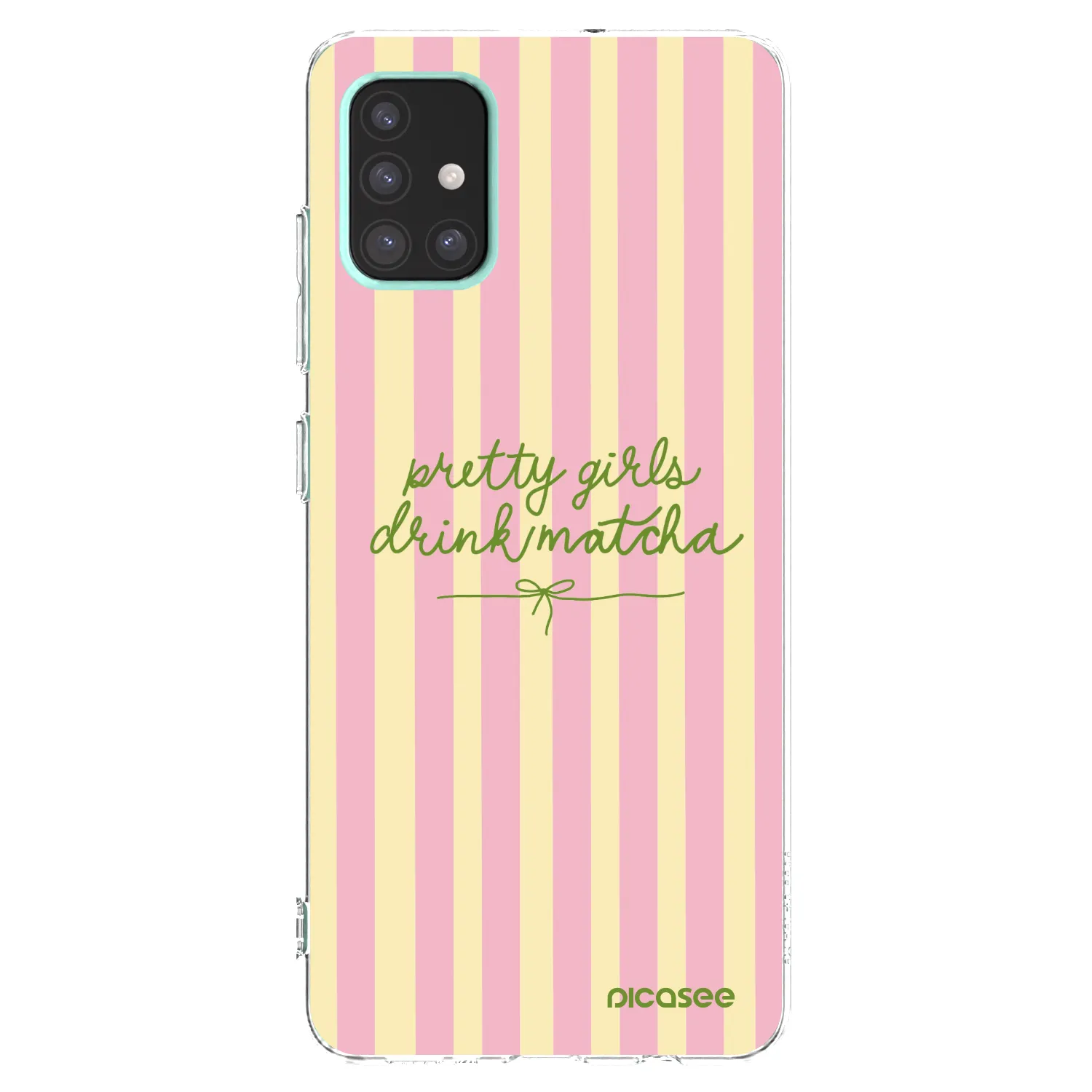 Picasee διαφανής θήκη σιλικόνης Samsung Galaxy A51 A515F - Pretty matcha