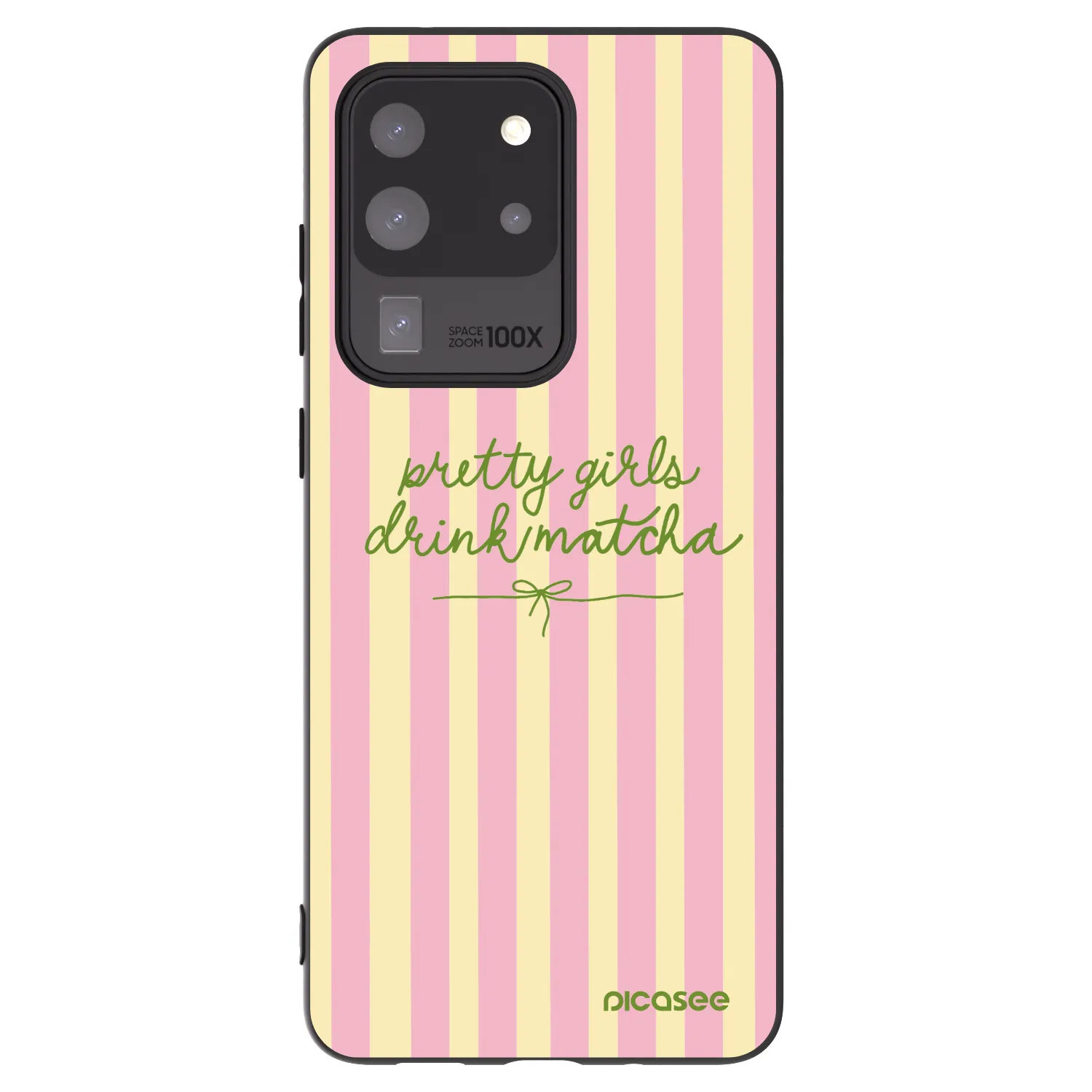 Picasee Μαύρη θήκη σιλικόνης για Samsung Galaxy S20 Ultra 5G G988F - Pretty matcha