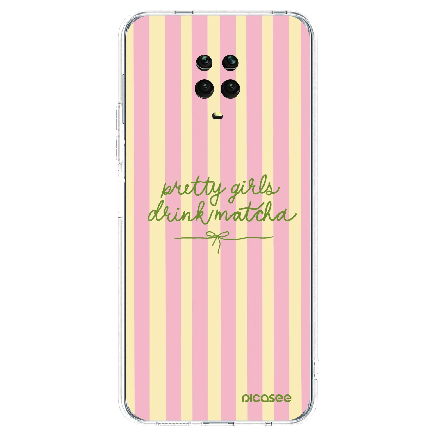 Picasee διαφανής θήκη σιλικόνης Xiaomi Redmi Note 9 Pro - Pretty matcha