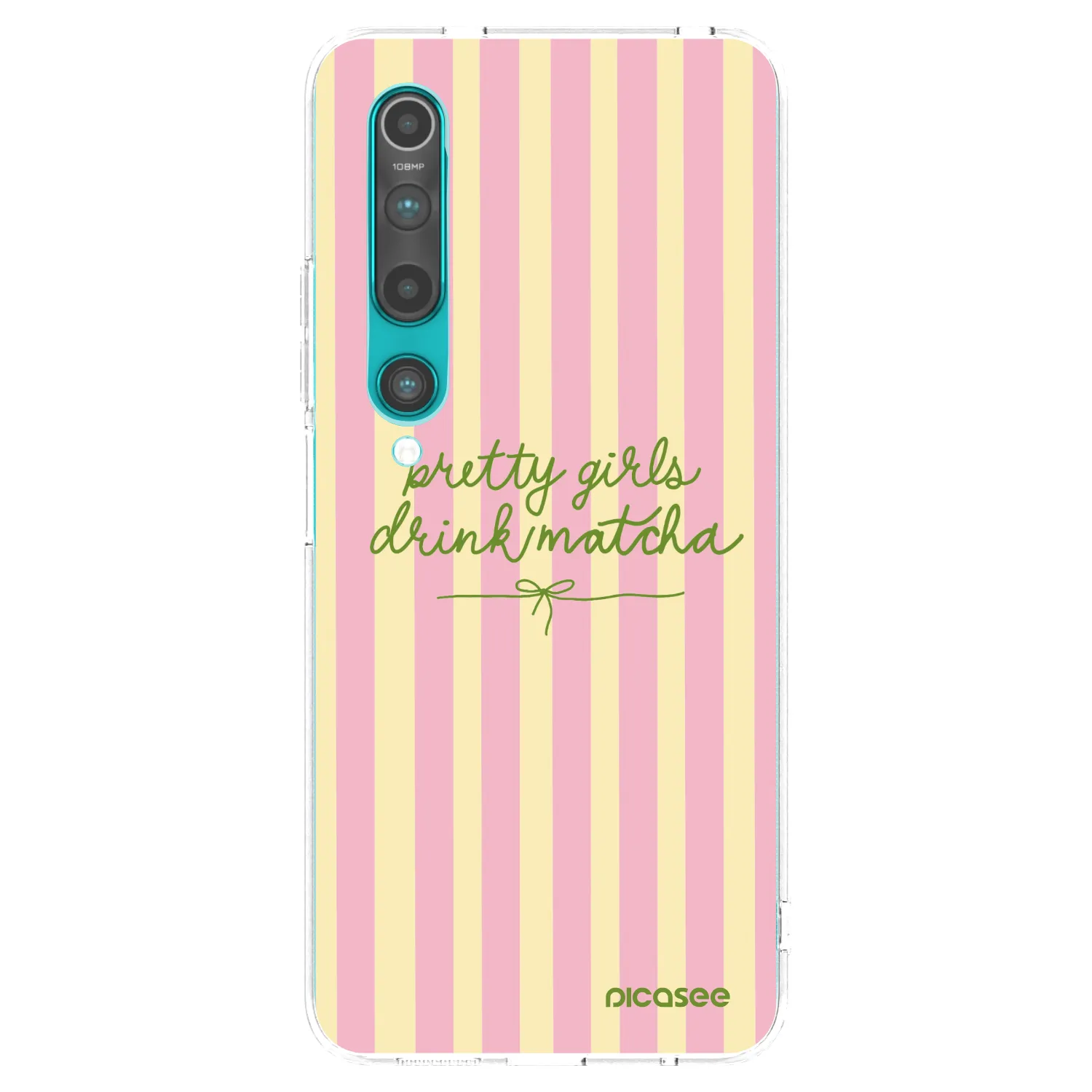 Picasee διαφανής θήκη σιλικόνης Xiaomi Mi 10 - Pretty matcha
