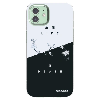 Picasee διαφανής θήκη σιλικόνης Apple iPhone 12 - Life - Death