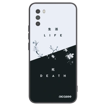 Picasee Μαύρη θήκη σιλικόνης για Xiaomi Poco M3 - Life - Death