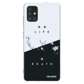Picasee διαφανής θήκη σιλικόνης Samsung Galaxy M51 M515F - Life - Death